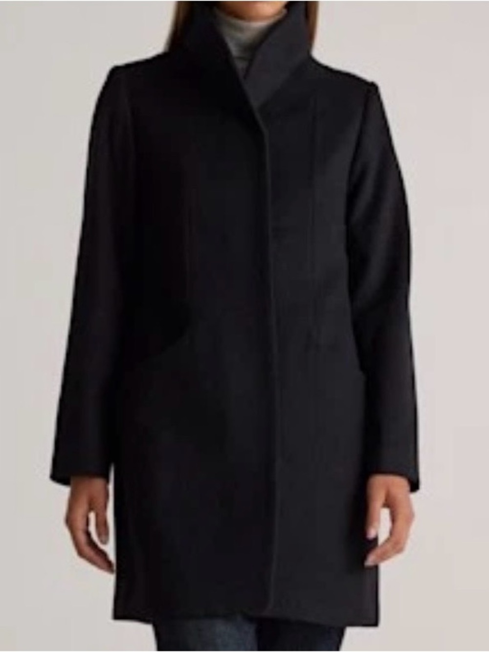 Quince Women’s Italian Wool Cocoon Coat Jacket Size L